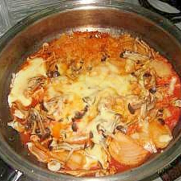 ひと鍋でできる簡単トマトチーズリゾット